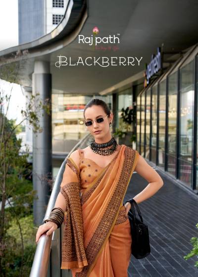 BLACKBERRY BY RAJPATH DESIGNER SILK SAREE WHOLESALER IN INDIA